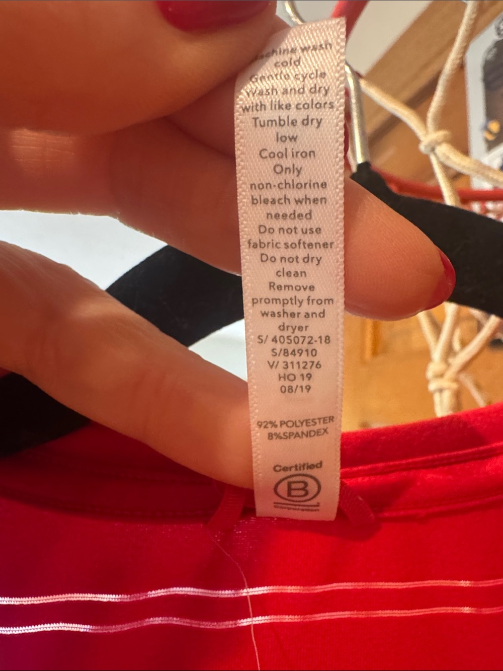 Athleta Red Racerback Tank Top - Picture 4 of 4